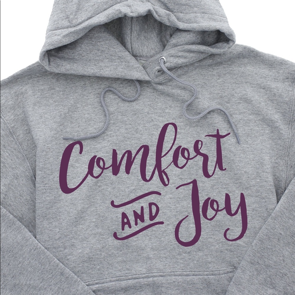 Comfort & Joy Holiday / Christmas Graphic Hoodie